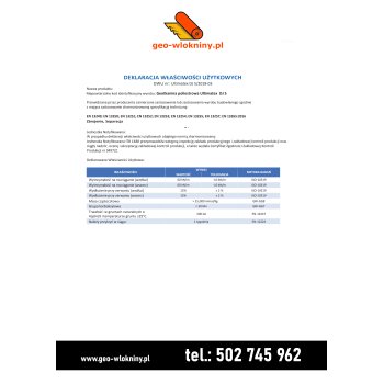 Geotkanina DROGOWA  60/60kN  540cm. 5.4m